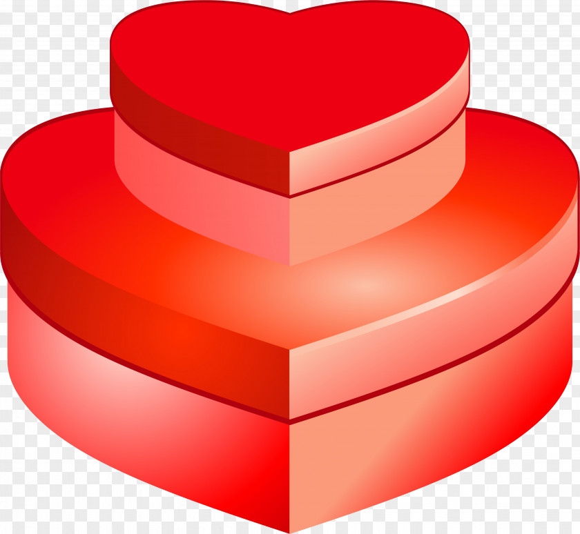 Box Heart Gift Valentine's Day PNG