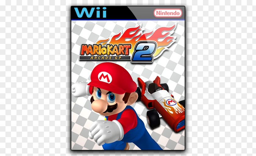 Mario Kart Arcade GP 2 Kart: Double Dash Wii Video Game PNG