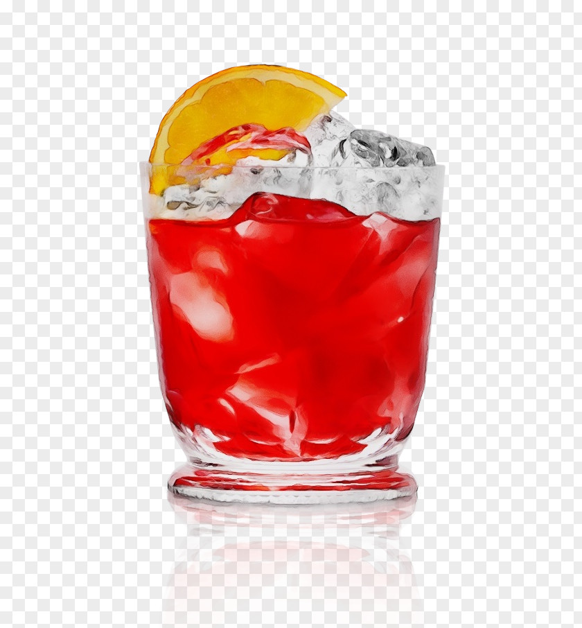 Negroni St-germain Parisian Cocktail Garnish Gin PNG