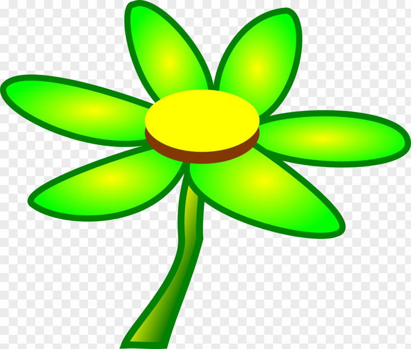 Petal Clipart Flower Green Clip Art PNG
