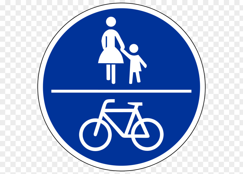 Bicycle Pedestrian Traffic Sign Cycling PNG