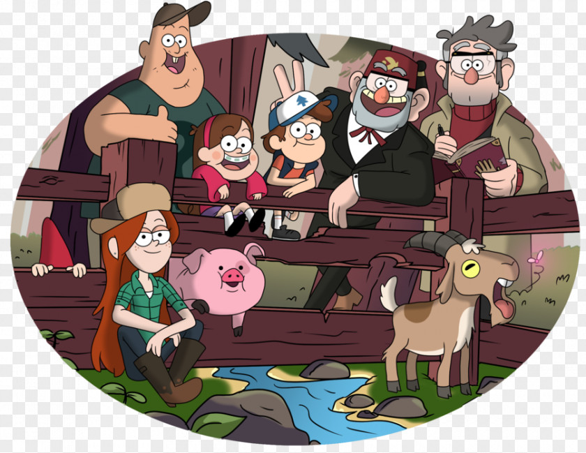 Family Cartoon Dipper Pines Grunkle Stan Mabel Stanford DeviantArt PNG