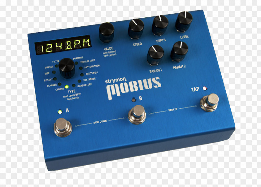 Guitar Effects Processors & Pedals Strymon Mobius Chorus Effect Flanging PNG