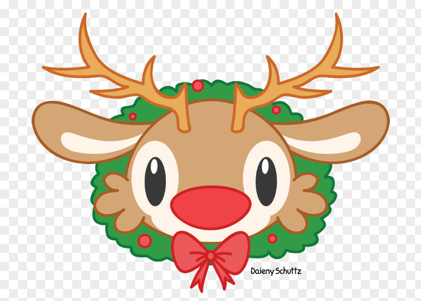 Reindeer Illustration Clip Art Antler Character PNG