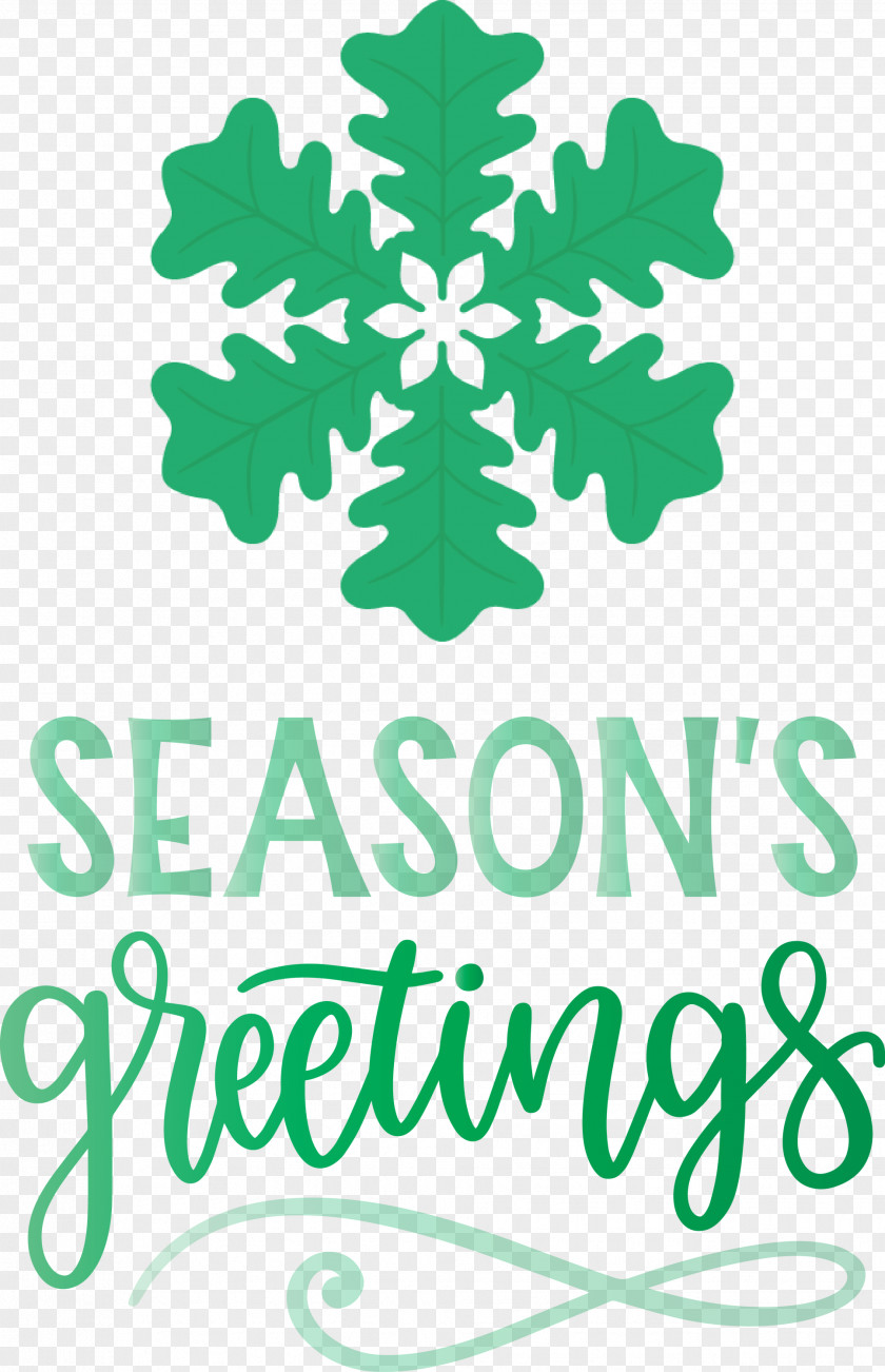 Seasons Greetings Winter Snow PNG