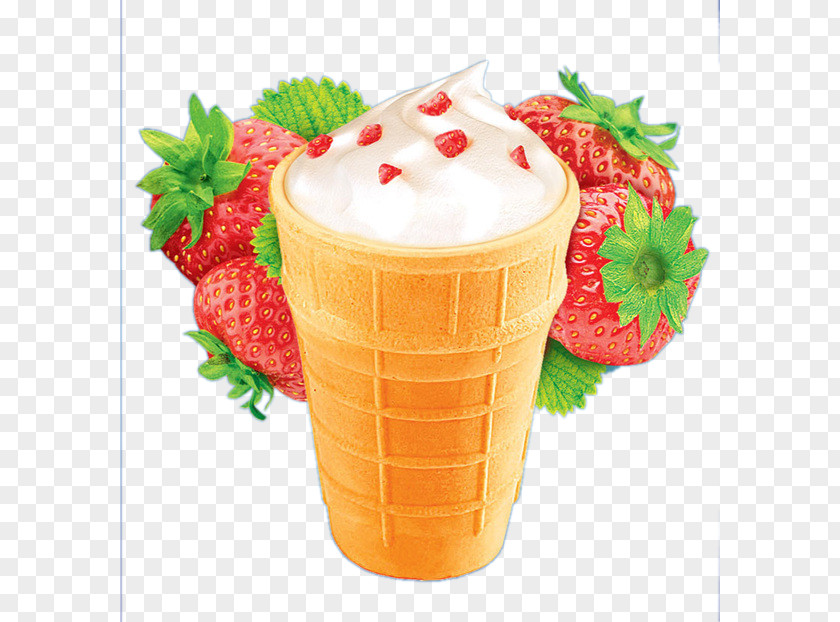 Strawberry Ice Cream Milkshake PNG