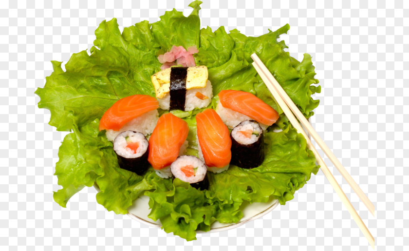 Sushi Japanese Cuisine Gimbap California Roll Onigiri PNG