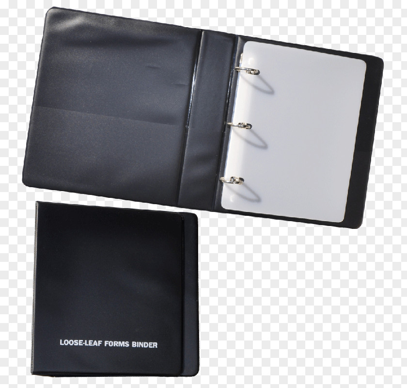 Wallet Loose Leaf Ring Binder Hardcover PNG