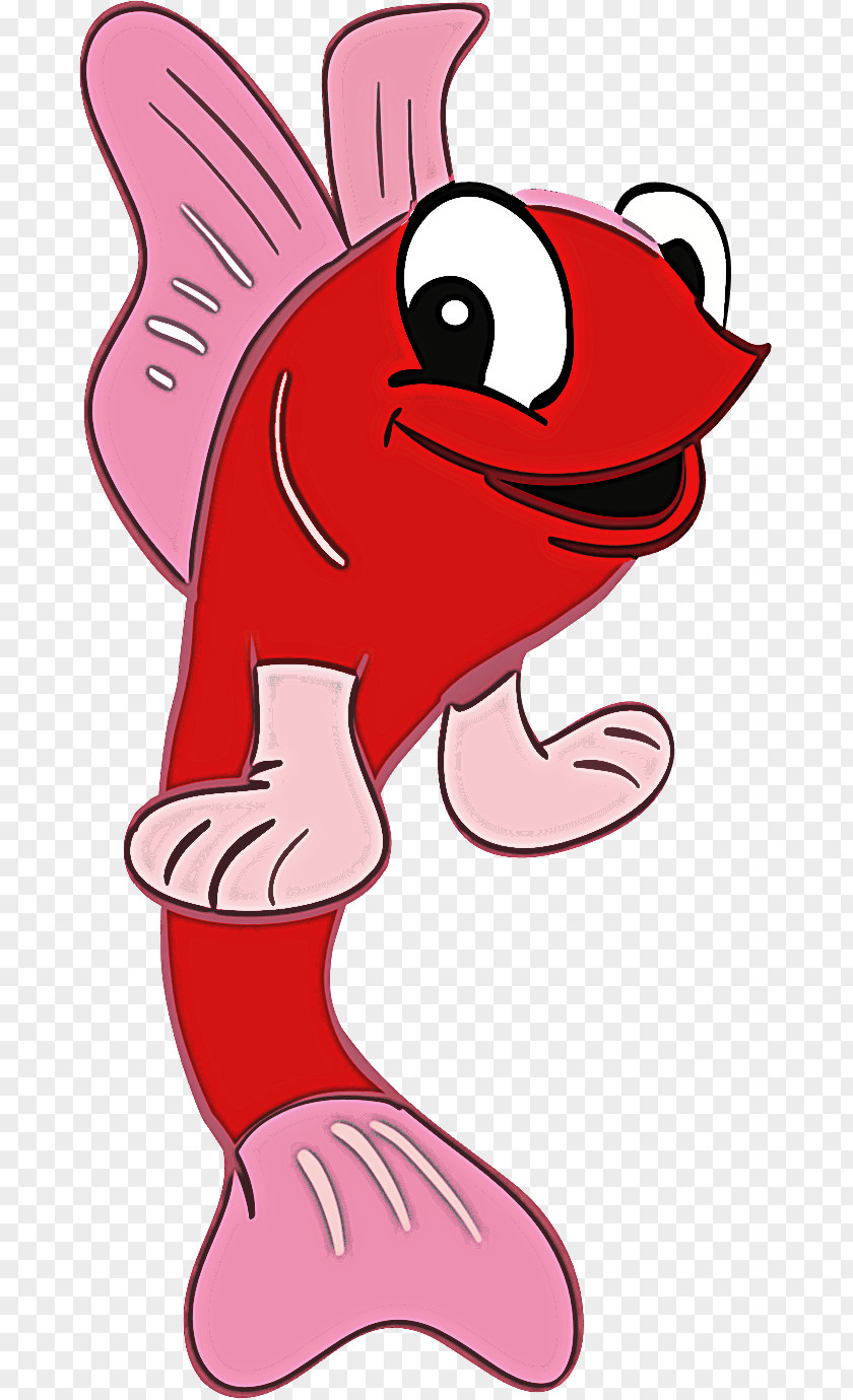 Cartoon Red Pink PNG