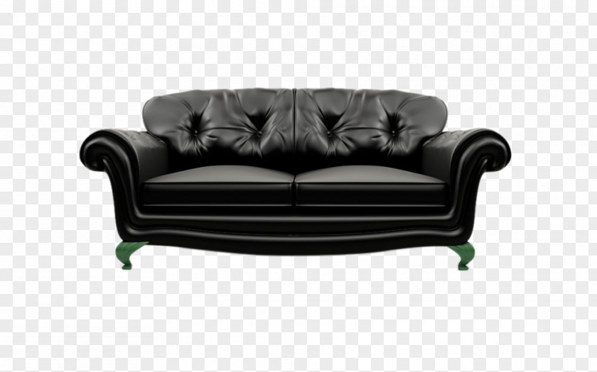 Black Leather Sofa Kia Motors Couch 2018 Optima Furniture PNG