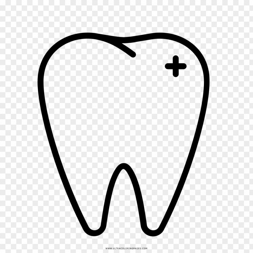 Dente Tooth Dentistry Coloring Book Therapy PNG