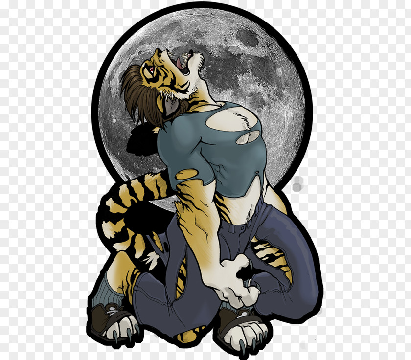 Tiger Werecat Weretiger Art Werewolf PNG