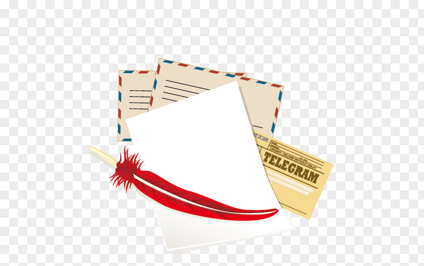 Vector Envelope Paper Label PNG