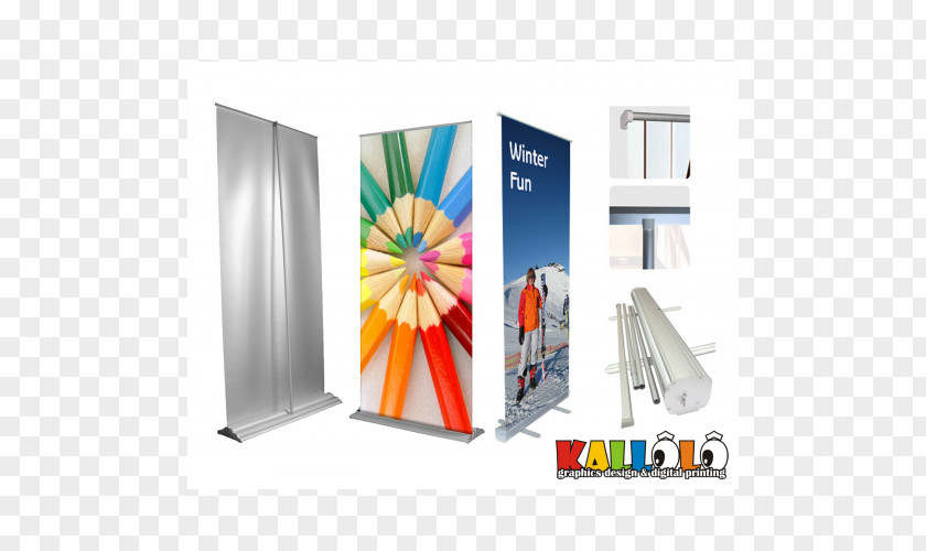 Banner Digital Printing Display Stand Advertising PNG