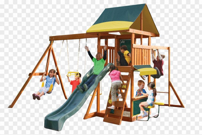 Climbing Swing Outdoor Playset Playground Slide Jungle Gym PNG