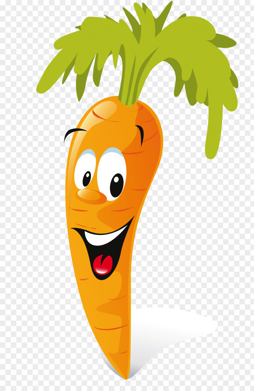 Radish Carrot Vegetable Cartoon Clip Art PNG