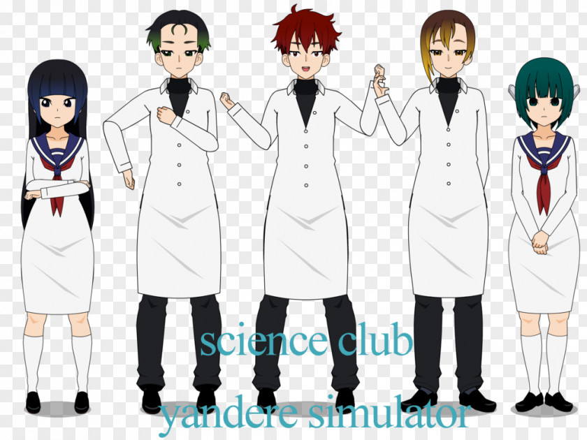 Senpai Digital Art Yandere Simulator School Uniform PNG