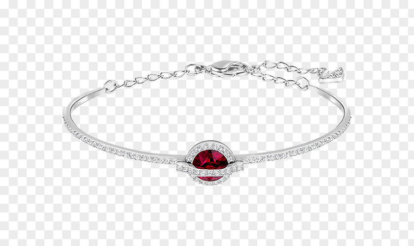 Swarovski Jewelry Garnet Ruby ​​bracelet Bangle Earring Bracelet Jewellery AG PNG