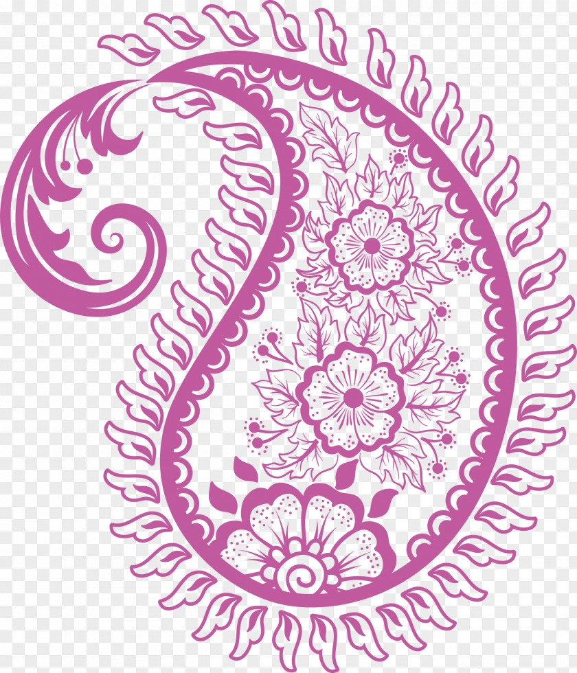 Visual Arts Flower Pattern Pink M Area PNG
