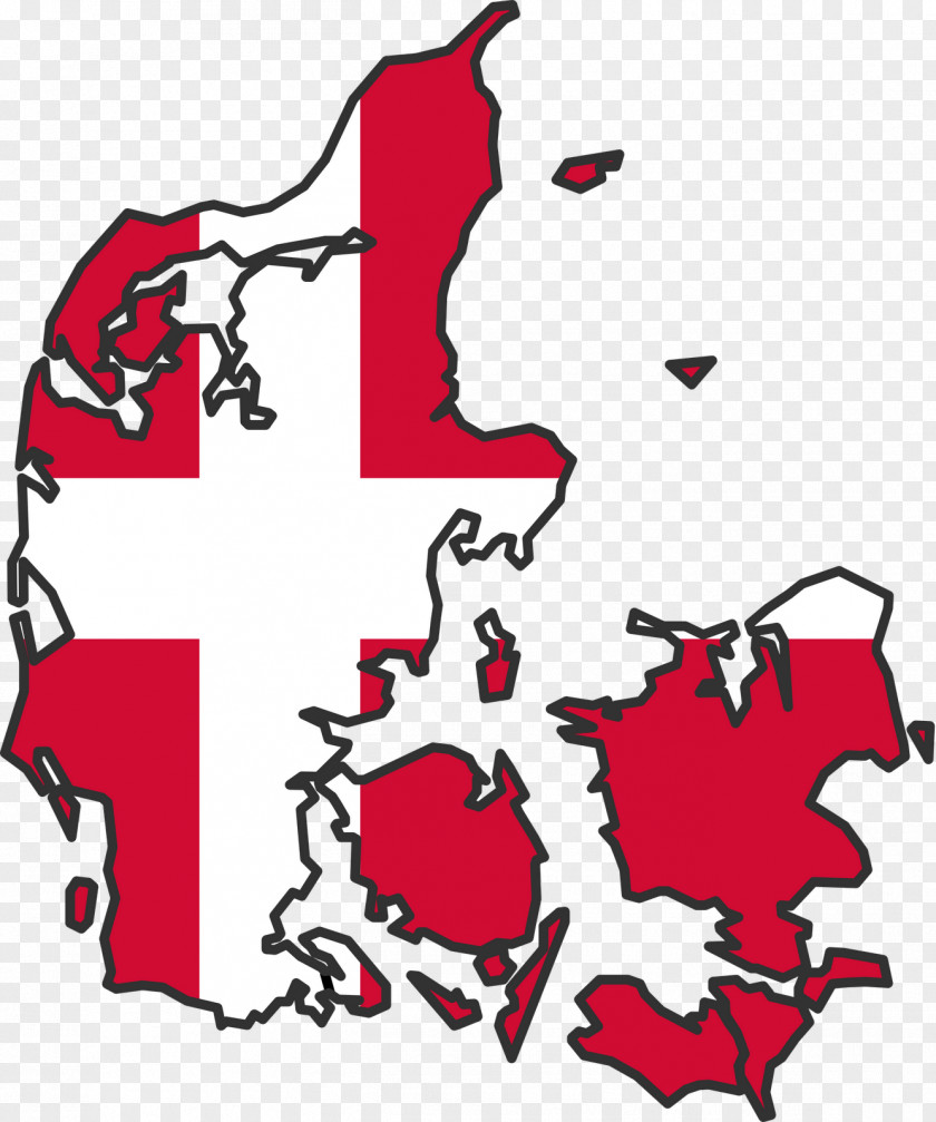 Country Blank Map Flag Of Denmark Clip Art PNG