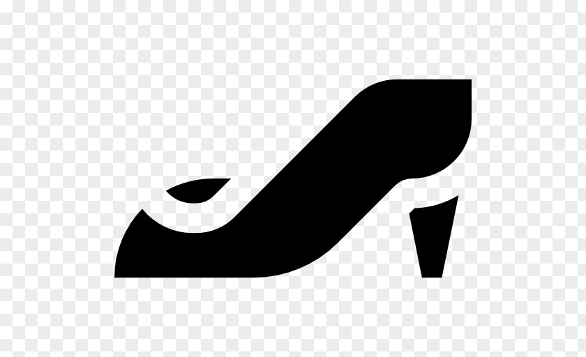 High Hill Line Angle Shoe Clip Art PNG