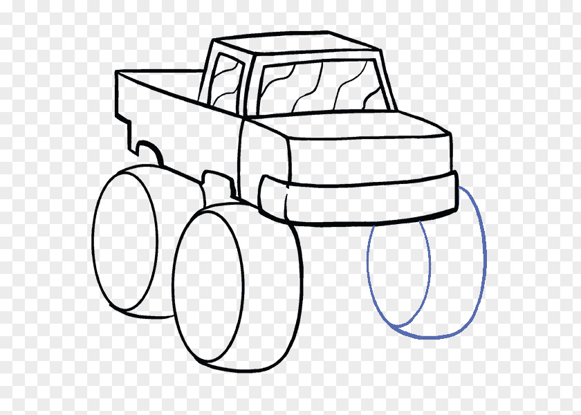 Monster Truck Drawing Car PNG
