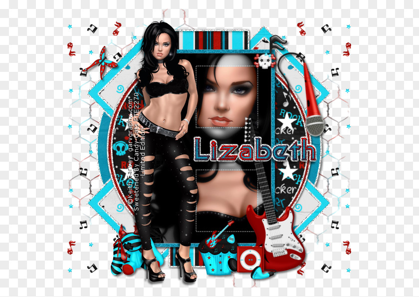 Poster Photomontage Album Cover Black Hair PNG