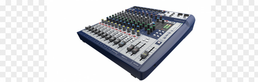 Mixing Consol Audio Mixers Soundcraft Signature 12 MTK Analog Signal PNG