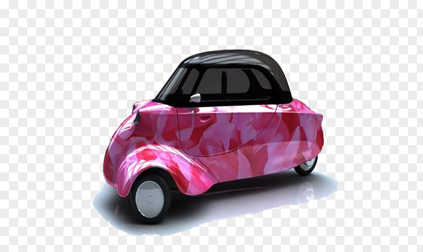 Pink Technology Car PNG