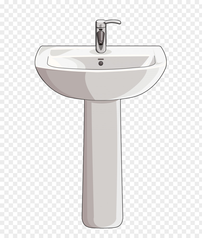 Sink Bowl Bathroom Toilet Faucet Handles & Controls PNG