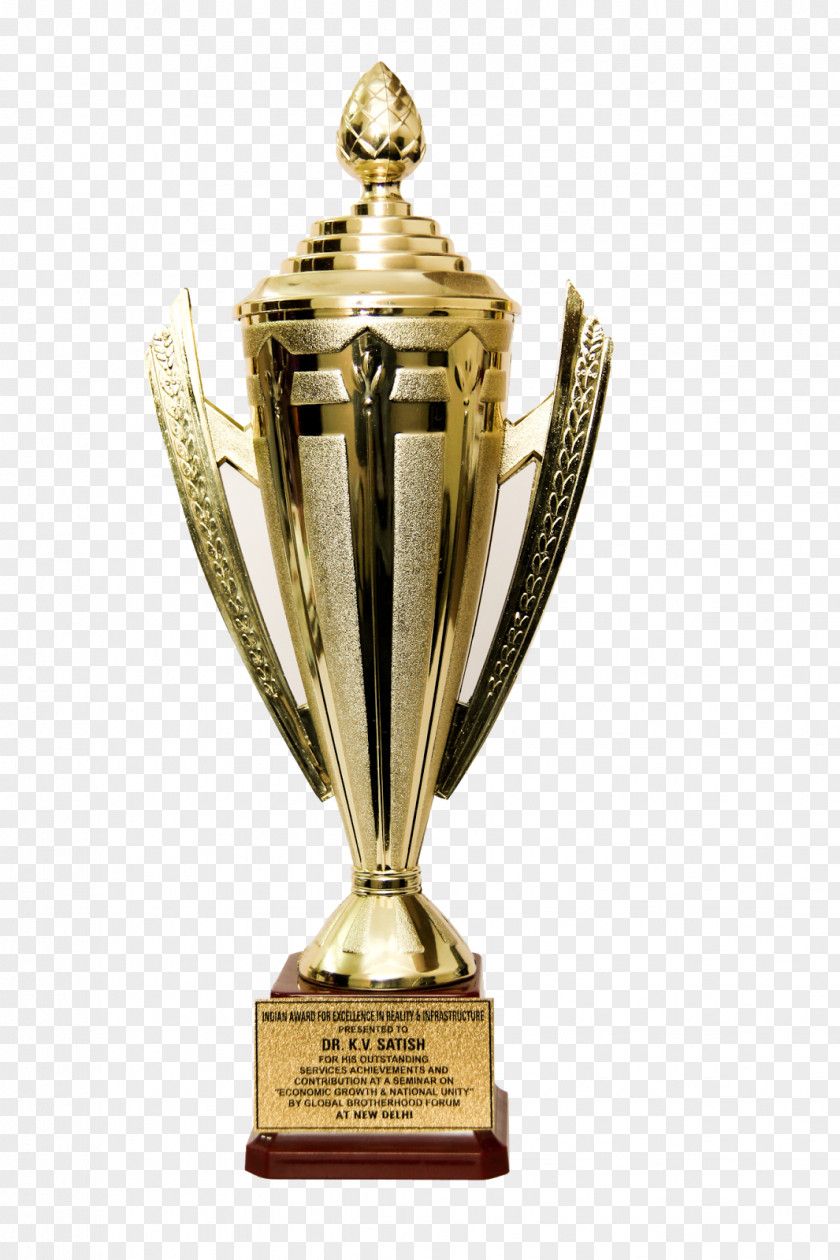 Trophy 01504 Brass PNG