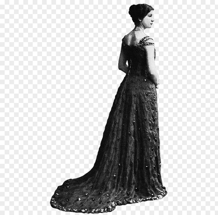 Victorian Woman Gown Cocktail Dress Shoulder Fashion PNG