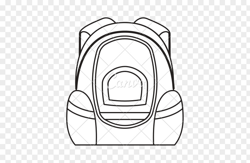 Backpack Baggage School Coloring Book PNG