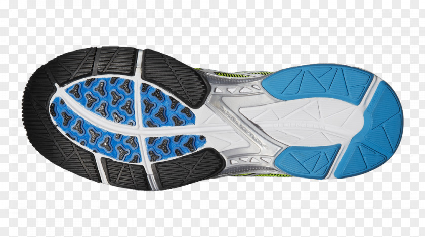 Black Asics Tennis Shoes For Women Sports Women's Gel-noosa Tri 8 Road-Running Blue/White 6.5 PNG