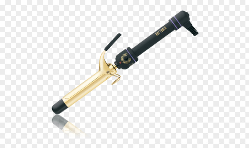 Hot Spring Beauty Hair Iron Tools 24K Gold Curling Ceramic Tourmaline PNG
