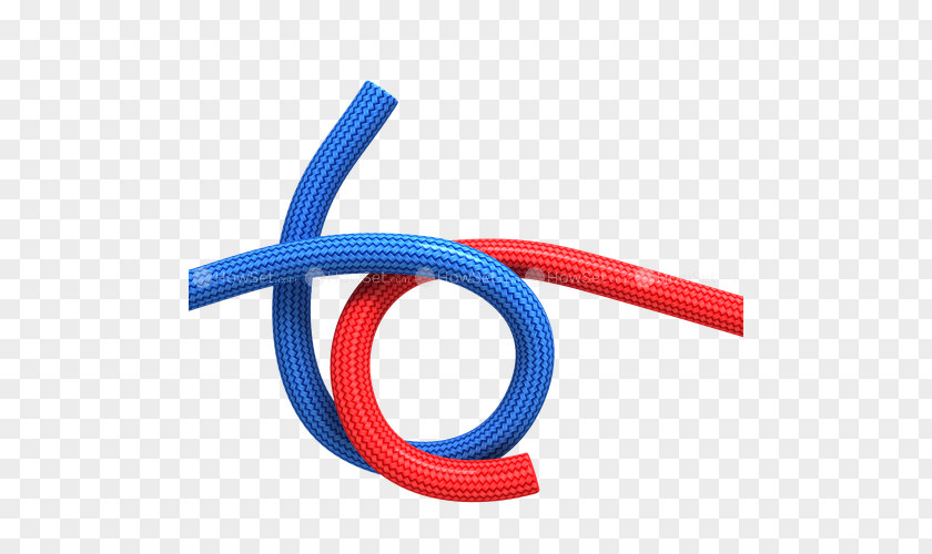Rope Material Electric Blue PNG