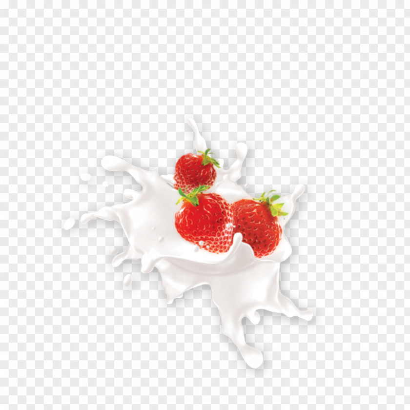 Strawberry Juice Milkshake Coconut Milk PNG