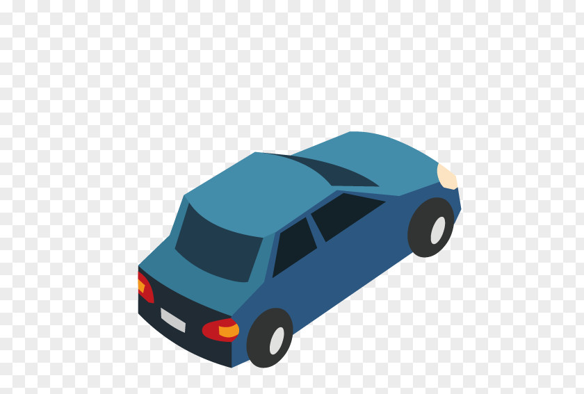 Blue Car Model Clip Art PNG