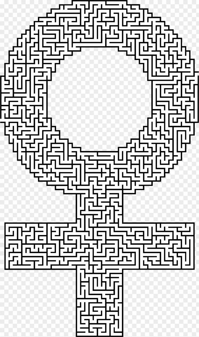Maze Symbol Art Clip PNG