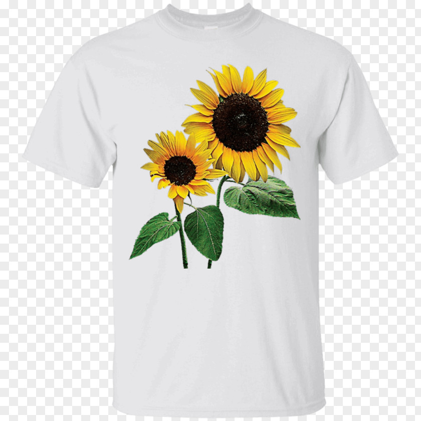 Sunflower T-shirt Common Clothing Accessories Sleeve PNG