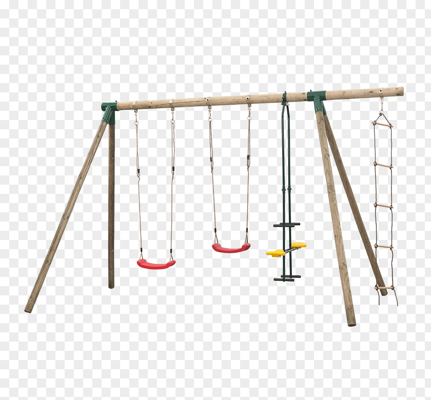 Toy Swing Jungle Gym Speeltoestel Wood PNG
