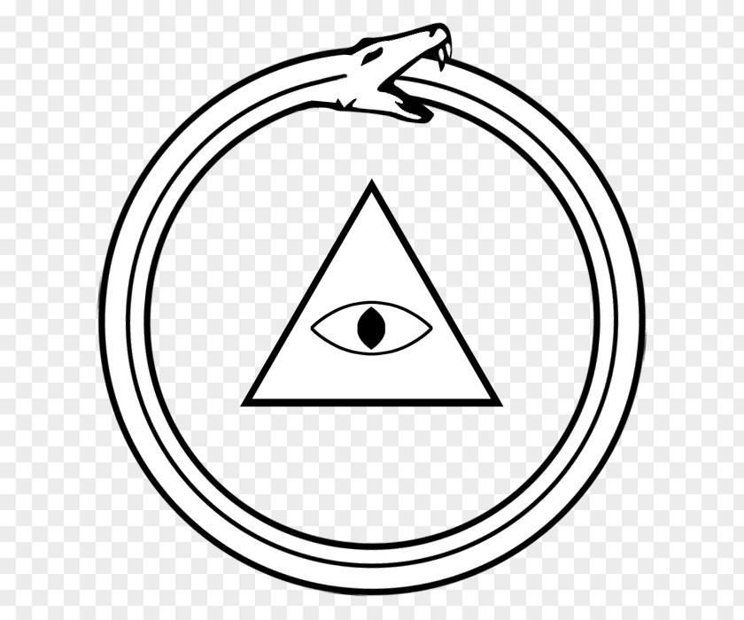 Tripleinfinity Symbol Ouroboros Eye Of Providence Snake PNG
