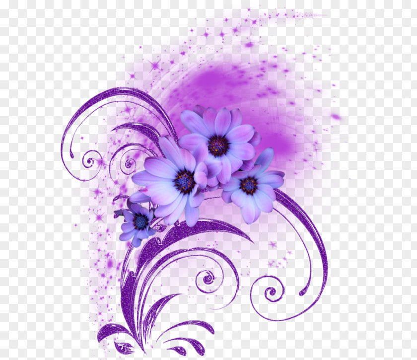 Violet Flower PNG