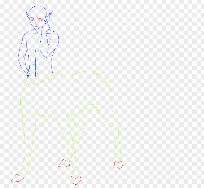 Centaur Drawing Sketch PNG