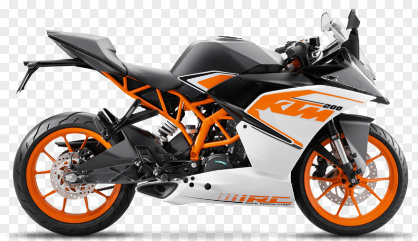 Motorcycle KTM RC 390 India 200 PNG