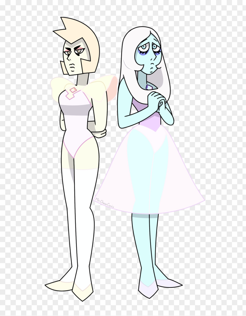 Blue Pearl Diamond Necklace Fan Art PNG