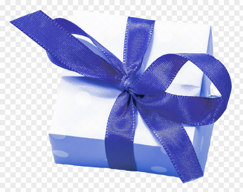 Gift IF Gnistan Ribbon Blue PNG