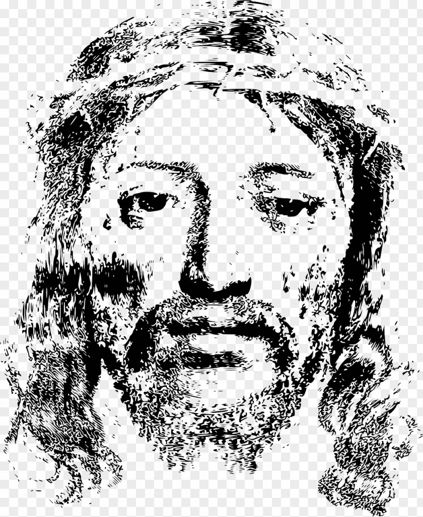 Jesus Christ Bible Holy Face Of Crown Thorns Christianity PNG