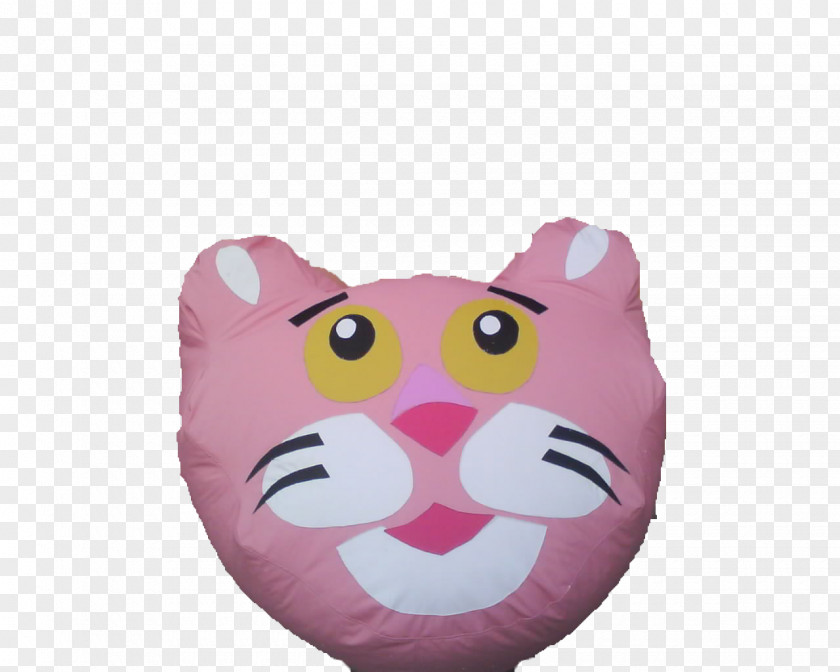 Pantera Rosa Plush Stuffed Animals & Cuddly Toys Textile Pink M Snout PNG