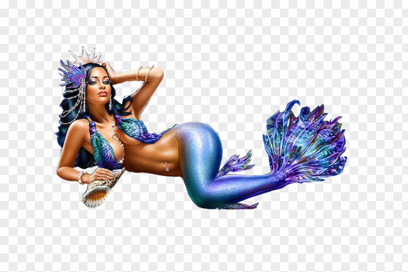 Mermaid Woman Desktop Wallpaper PNG